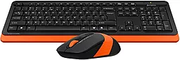 Комплект (клавиатура+мышка) A4Tech Fstyler FG1010 Black/Orange - миниатюра 3