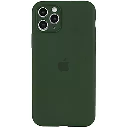 {"ru": "Чехол", "uk": "Чохол"} Silicone Case Full Camera for Apple iPhone 11 Pro Forest Green