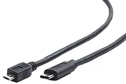 Кабель USB Cablexpert 3M USB-C micro USB Cable Black (CCP-USB2-mBMCM-10) - миниатюра 2