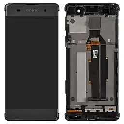 Дисплей Sony Xperia XA (F3111, F3112, F3113, F3115, F3116) с тачскрином и рамкой, оригинал, Black - фото Дисплей Sony Xperia XA (F3111, F3112, F3113, F3115, F3116) с тачскрином и рамкой, оригинал, Black