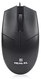 Компьютерная мышка REAL-EL RM-208 Black (EL123200030)