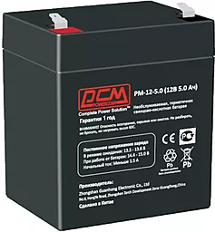 Акумуляторна батарея Powercom 12V 5Ah AGM (PM-12-5.0)