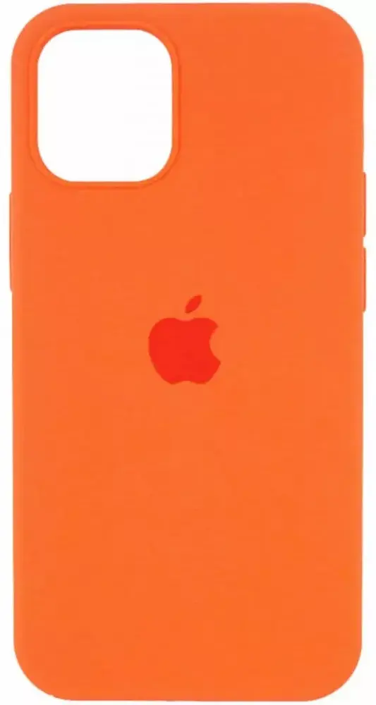 Чехол Silicone Case Full для Apple iPhone 16 Hermes Orange - фото 1