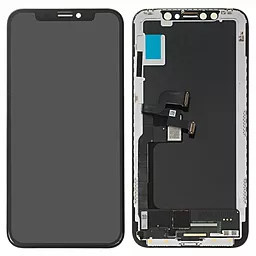 Дисплей Apple iPhone X с тачскрином и рамкой, (OLED), Black