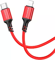 Кабель Borofone BX83 Famous USB Type-C - Lightning 20w 3a 1м PD сable Red - миниатюра 3 Кабель Borofone BX83 Famous USB Type-C - Lightning 20w 3a 1м PD сable Red - миниатюра 3