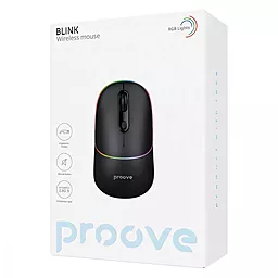 Компьютерная мышка Proove Blink Black(WMBL00002001) - миниатюра 3 Компьютерная мышка Proove Blink Black(WMBL00002001) - миниатюра 3