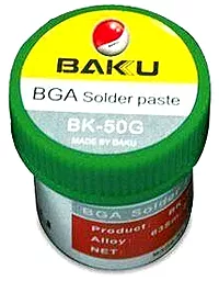 Флюс паста Baku для пайки (Sn63Pb37) BK-50G 50гр в пластиковой емкости