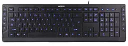 Клавиатура A4Tech Led USB Black (KD-600L) Black