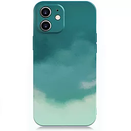Чохол Watercolor Case Apple iPhone 12 Green