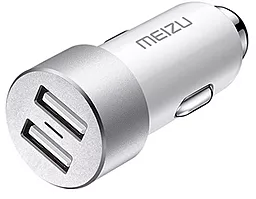 Автомобільний зарядний пристрій Meizu Dual Port USB Car Charger (17W) Grey - мініатюра 3