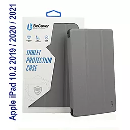 Чехол для планшета BeCover Tri Fold Soft TPU для Apple iPad 10.2" 7 (2019), 8 (2020), 9 (2021) Gray (706735) - фото Чехол для планшета BeCover Tri Fold Soft TPU для Apple iPad 10.2" 7 (2019), 8 (2020), 9 (2021) Gray (706735)