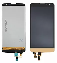 Дисплей LG L Bello (D331, D335, D337) з тачскріном, оригінал, Gold