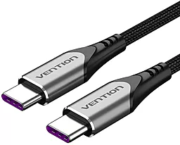 Кабель Vention USB Type-C - Type-C 100w 5a 1.5м PD cable Black (TAEHG)