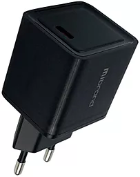 Сетевое зарядное устройство Mibrand MI-31 30w GaN PD USB-C fast charger black (MIWC/31CB)