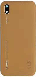 Задняя крышка корпуса Huawei Y5 2019 со стеклом камеры Original Amber Brown - фото Задняя крышка корпуса Huawei Y5 2019 со стеклом камеры Original Amber Brown