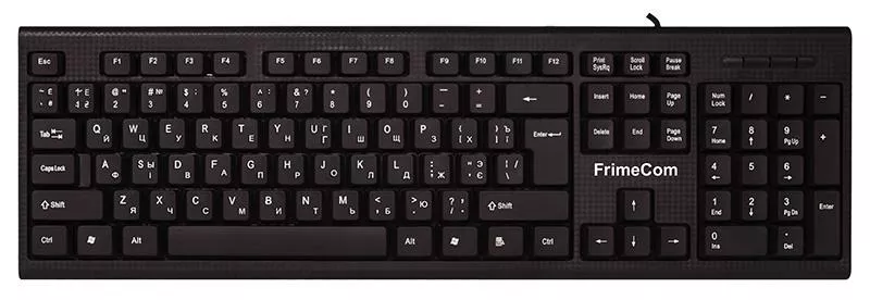 Клавіатура FrimeCom K13 USB Black - фото 1