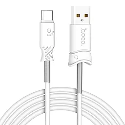 Кабель Hoco X24 Pisces Charged USB-A - Type-C 12w 2.4a 1м cable White - мініатюра 2 Кабель Hoco X24 Pisces Charged USB-A - Type-C 12w 2.4a 1м cable White - мініатюра 2