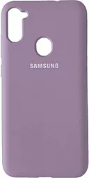 Чехол 1TOUCH Silicone Case Full Samsung A115 Galaxy A11 Lilac