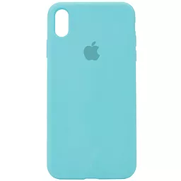 Чехол Silicone Case Full для Apple iPhone XR Marine Green