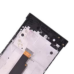 Дисплей Sony Xperia XA1 (G3112, G3116, G3121, G3123, G3125) с тачскрином и рамкой, оригинал, Black - миниатюра 2