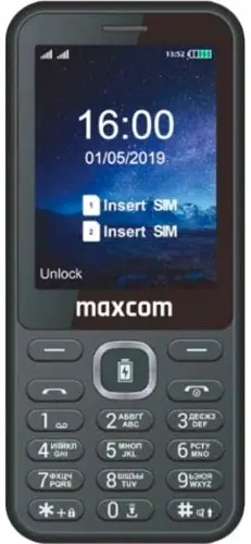 Мобільний телефон Maxcom MM814 Type-C Black - фото 1