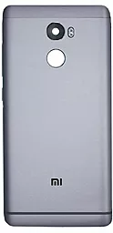 Задняя крышка корпуса Xiaomi Redmi 4 со стеклом камеры Original Dark Grey - фото Задняя крышка корпуса Xiaomi Redmi 4 со стеклом камеры Original Dark Grey