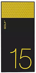 Повербанк GOLF Hive15 15000mAh Black/Yellow - фото Повербанк GOLF Hive15 15000mAh Black/Yellow