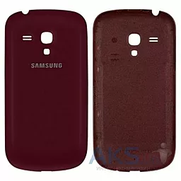 Задняя крышка корпуса Samsung Galaxy S3 mini I8190 Garnet Red - фото Задняя крышка корпуса Samsung Galaxy S3 mini I8190 Garnet Red