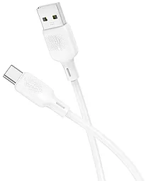 Кабель Borofone BX113 Silicone USB-A - Type-C 15w 3a 1м cable White - миниатюра 2 Кабель Borofone BX113 Silicone USB-A - Type-C 15w 3a 1м cable White - миниатюра 2