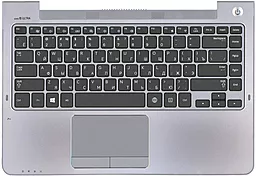 Клавіатура для ноутбуку Samsung NP535U4C Series Keyboard+Touchpad+передня панель BA75-04158M чорна