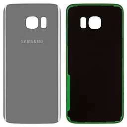 Задняя крышка корпуса Samsung Galaxy S7 Edge G935F Silver - фото Задняя крышка корпуса Samsung Galaxy S7 Edge G935F Silver