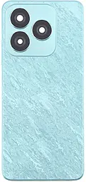 Задняя крышка корпуса ZTE Blade A75 4G со стеклом камеры, Original Aqua Green - фото Задняя крышка корпуса ZTE Blade A75 4G со стеклом камеры, Original Aqua Green