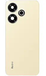 Задняя крышка корпуса Xiaomi Redmi 13 со стеклом камеры, Original Sandy Gold - фото Задняя крышка корпуса Xiaomi Redmi 13 со стеклом камеры, Original Sandy Gold