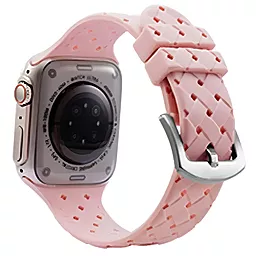 Змінний ремінець для розумного годинника Apple Watch Grid Weave 38/40/41mm Pink