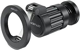 Держатель магнитный AceFast E23 Magnetic for Travel Black - фото Держатель магнитный AceFast E23 Magnetic for Travel Black