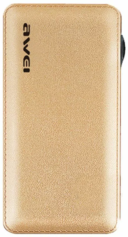 Повербанк Awei P97K 8000 mAh Gold - фото 1