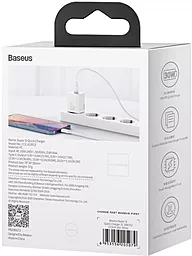 Сетевое зарядное устройство с поддержкой быстрой зарядки Baseus Super Si 30W USB-C Charger White (CCSUP-J02) - миниатюра 8