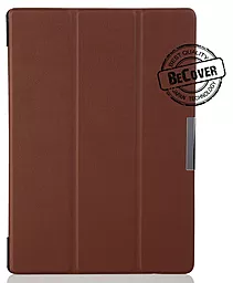 Чохол для планшету BeCover Smart Flip Series Lenovo Tab 3 Business X70 Brown (700883) - фото Чохол для планшету BeCover Smart Flip Series Lenovo Tab 3 Business X70 Brown (700883)