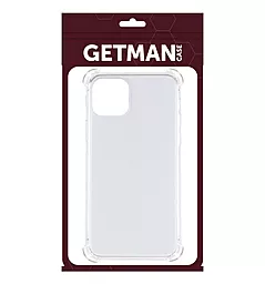 Чехол GETMAN Ease logo для Apple iPhone 12 Pro / 12 (6.1")  Transparent - миниатюра 2