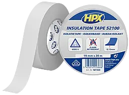 Изолента HPX IW1920 HPX52100 19мм х 20м белая - фото Изолента HPX IW1920 HPX52100 19мм х 20м белая