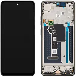 Дисплей Motorola Moto G56 XT2529 с тачскрином и рамкой, оригинал, Black - фото Дисплей Motorola Moto G56 XT2529 с тачскрином и рамкой, оригинал, Black