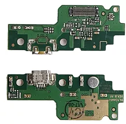 Нижняя плата Huawei Y6 II (CAM-L21) с разъемом зарядки и микрофоном - фото Нижняя плата Huawei Y6 II (CAM-L21) с разъемом зарядки и микрофоном