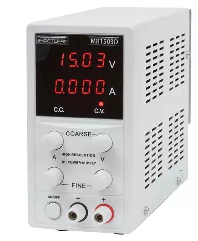 Лабораторный блок питания Masteram MR1503D 15V 3A регулируемый - фото 1