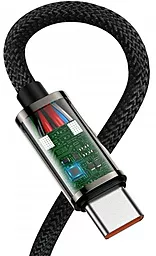 Кабель USB PD Baseus Legend Elbow 100w 5a USB Type-C - Type-C cable black (CATCS-01) - миниатюра 3