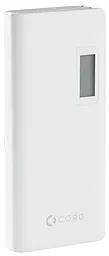 Повербанк Cord Y615 10000 mAh White-grey - фото Повербанк Cord Y615 10000 mAh White-grey
