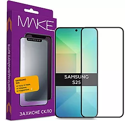 Защитное стекло MAKE для Samsung Galaxy S25 (MGF-SS25) - фото Защитное стекло MAKE для Samsung Galaxy S25 (MGF-SS25)