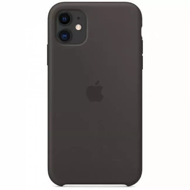 Чохол Silicone Case для Apple iPhone 11 Black - фото 1