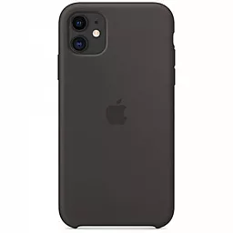 Чехол Apple Silicone Case iPhone 11 Black