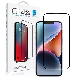 Захисне скло ACCLAB Full Glue для Apple iPhone 14 Black (1283126541957) - фото Захисне скло ACCLAB Full Glue для Apple iPhone 14 Black (1283126541957)