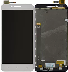 Дисплей Lenovo Vibe C (A2020a40) з тачскріном, оригінал, White - фото Дисплей Lenovo Vibe C (A2020a40) з тачскріном, оригінал, White